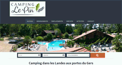 Desktop Screenshot of campinglepin.com