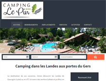 Tablet Screenshot of campinglepin.com